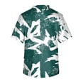 thumbnail image 3 of Men's Short Sleeve V Neck Print Chest Pocket Carer Top M, 3 of 3
