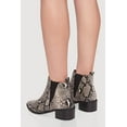 thumbnail image 3 of Women's Trendy Pointy Toe Block Heel Chelsea Boots, 3 of 3