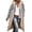 Silver #1, variant on Silver Womens Fleece Jacket Long Length Sleeve Thick Plus Size Puffer Jacket Fall Trendy Full Zip Fleece Coats Heavyweight Hooded Cardigan with Pockets, Silver XL