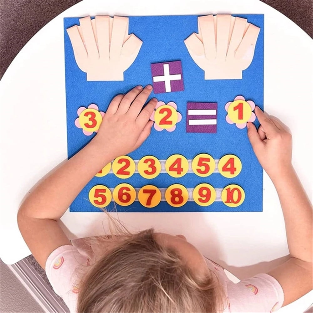 Kids Educational Mathematics Finger Number Set Toys Learning Counting Activity 