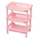 thumbnail image 1 of Estante De Pie Para Baño Soporte Para Baño Almacenamiento En Estante Para Baño Suministros Para El Hogar Estante De Pie Para Baño De 3 Capas Soporte De Baño Instalación En ANGGREK Tetrágono rosa, 1 of 2