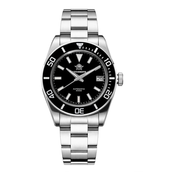 ADDIESDIVE Men's Automatic Dive Watch 200M Waterproof, Japanese NH35 Movement, 39mm Stainless Steel Watch with Sapphire Crystal, Ceramic Bezel, Super Luminous, for Diving Business Casual