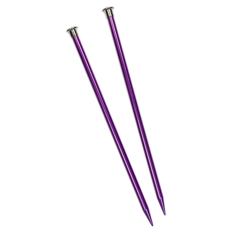 Boye 29-Inch Aluminum Circular Knitting Needles - Purple, 1 ct