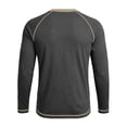 thumbnail image 6 of Cmfcve Men's Crew Neck Raglan Long Sleeve Tops Casual Loose Fit Athletic T-Shirt Fall Workout Running Pullover Shirts, 6 of 7