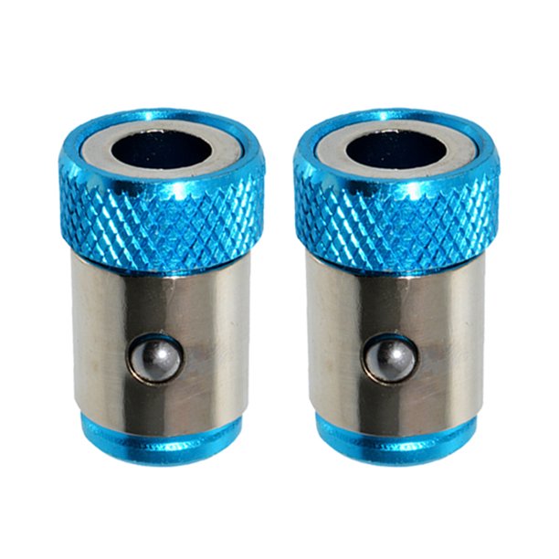 2 brocas de vástago de 6,35 mm, destornillador de 1/4 pulgadas, anillos magnéticos, azul Tmvgtek Piezas de repuesto para herramientas