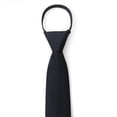 thumbnail image 2 of pitrice Cravate Étroite Rétro pour Hommes et Garçons Cravate Pratique pour Mariage Fête Club Mariée Robe Noire, 2 of 8