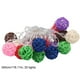 thumbnail image 3 of pstuiky Guirnalda de luces LED decorativas de bolas de ratán, estilo navideño, para dormitorio infantil, boda, tejida, redonda, 3 m (9,84 pies), 20 luces, USB, 3 of 9