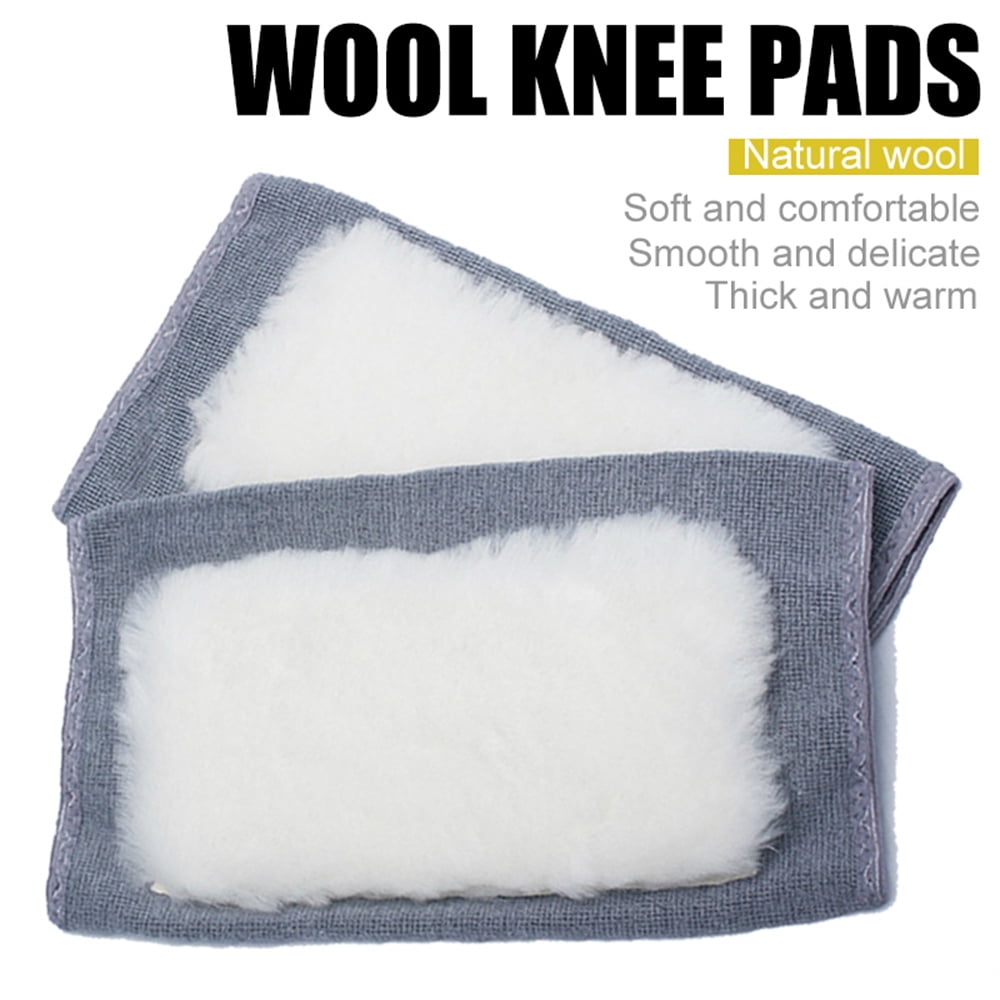 SNNROO 2pcs Thicken Cashmere Wool Warm Thermal Knee Warmers Leg Warmers