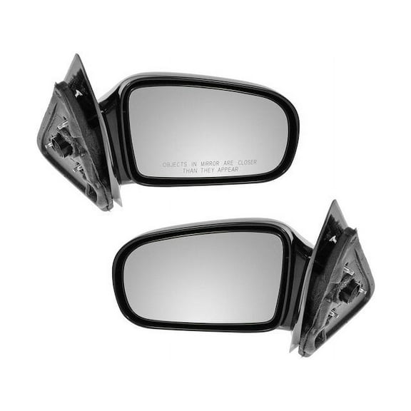 Door Mirror Set 2 Piece - Compatible with 1995 - 2005 Chevy Cavalier Coupe 2-Door 1996 1997 1998 1999 2000 2001 2002 2003 2004