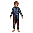 thumbnail image 3 of GYRATEDREAM Family Matching Halloween Onesie Pajamas, Funny Skeleton Hooded Zipper PJs Holiday Loungewear for Men/Women/Kid, 3 of 10