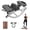 A, variant on TidBay Rock Stepper, Rock Stepper Side to Side, Low-Shock Lateral Rocking Fitness Stepper, Workout Exercise Equipment with LCD Monitor and Resistance Bands for Legs, Glutes, Abs