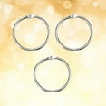 thumbnail image 1 of FUEENIRVA 20pcs Metal Binder Rings for Keyring Holder in Silver for Crafting Needs, 1 of 3