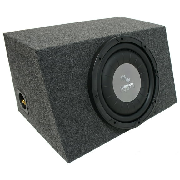 Universal Car Stereo Hatchback Sealed Single 10" Harmony F104 Sub Box Enclosure