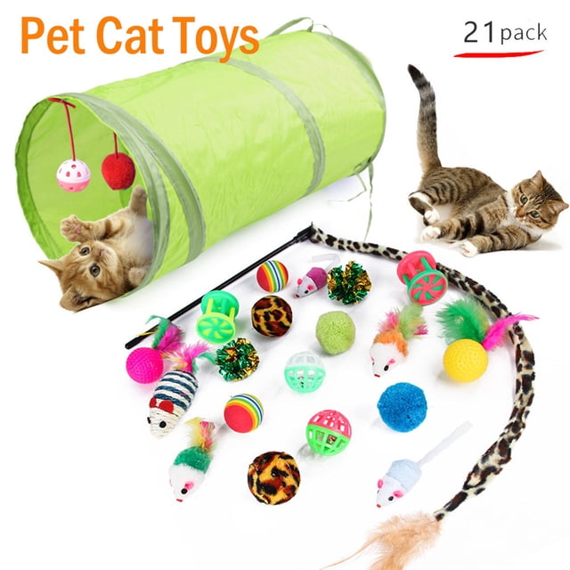 TIMIFIS Cat Toys New Pet Interactive Toy Multicolor Wear-Resistant Interactive Toy Fish Set Of 21 Interactive Dog Toys - Summer