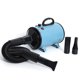 thumbnail image 3 of Methold CN Plug Pets Grooming Secador de pelo Reducción de ruido Fuerte potencia Secado rápido 2 engranajes Dispositivo de soplador de calor ajustable Suministros para perros Azul Methold PT003874-01, 3 of 6