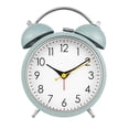 thumbnail image 1 of sgarden Relojes de escritorio nocturna silenciosa de estar decoración del hogar pesado Verde Zulema Despertador gemelos, 1 of 8