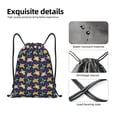 thumbnail image 4 of Daiia Turtle Pattern Drawstring Backpack, Gym Bag, Lightweight Backpack, Water-Resistant Bag Travel Sports Backpack, Fitness Bag, Yoga Bag-Medium, 4 of 6