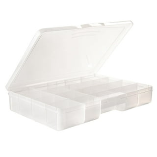 No Spill Plastic Bead Organizer 32 Compartments - 13.75 x 8.5 x 1.5 inches  (EA)