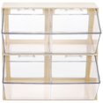thumbnail image 1 of Multi-grid Tea Bag Storage Box Transparent Tea Bag Organizer Wear-resistant Acrylic Coffee Bag Case, 1 of 2