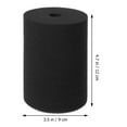 thumbnail image 2 of FONDOTIN 4Pcs Cylindrical Sponge Turner Insert Polyurethane Black DIY Tool For Tumbler, 2 of 6