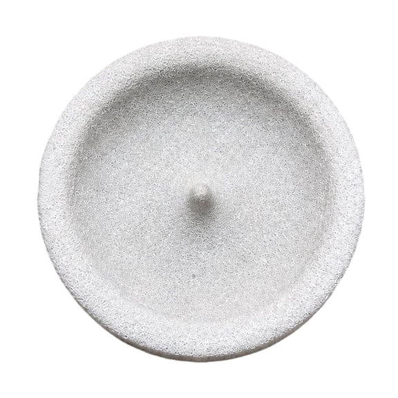 Natural Stone Bird Feeder Bowl - Decorative Outdoor Bird Bath & Feeding Dish with Raised Center, 2 Styles Round Or Flower, Weatherproof Garden Decor