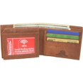 thumbnail image 3 of Marshal Horse Running RFID Blocking Men's Genuine Leather Bifold Trifold Wallets for Men Bifold, 3 of 6