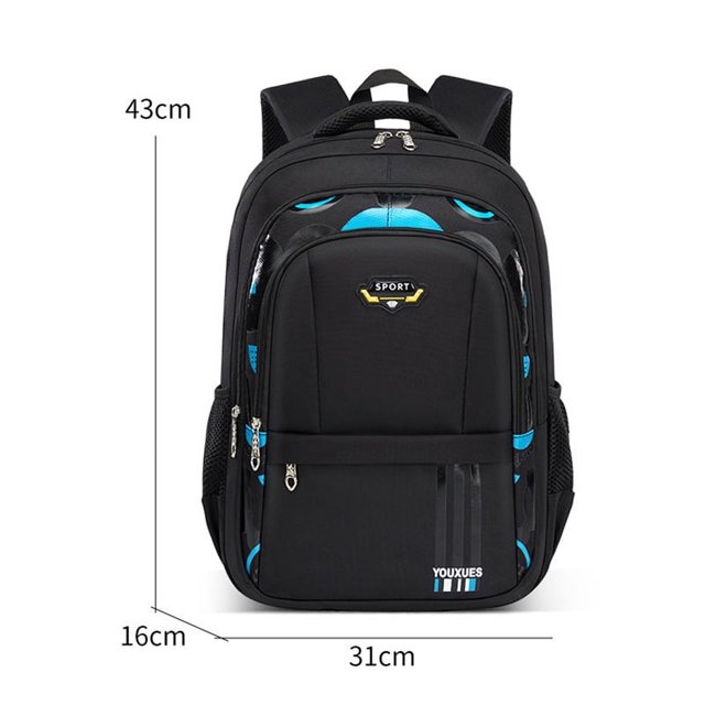 Mochila Oxford impermeable para hombre y mujer, bolsa para ordenador de negocios, viaje informal, gran capacidad, estudiante de secundaria