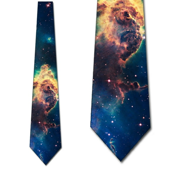 Space Ties Nebula Mens Galaxy Necktie by Three Rooker