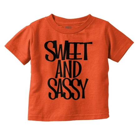 

Sweet and Sassy Funny Cute Attitude Youth T Shirt Tee Girls Infant Toddler Brisco Brands 4T