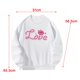thumbnail image 4 of Sudadera de moda Ropa de mujer Jersey ligero con cuello redondo Sudadera Tops M, 4 of 8