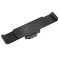 thumbnail image 1 of Dual Cold Shoe Mount Bracket,  CNC Dual Shoe Extension Bracket 1/4in Screw Hole  For Fill Light For Anti-corrosion For Monitor, 1 of 8