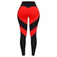 thumbnail image 5 of Valentine's Women's Fitness High Waist Yoga Pants Printed Stretch Ankle Active Gym Sports Legging Black One Size, 5 of 6