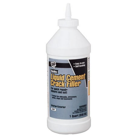 DAP Liquid Cement Crack Filler,1 qt.,Bottle 37584 (Best Concrete Patch Material)