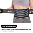 thumbnail image 4 of HOUKEA Lower Back Support Belt Correction Belt Sciatica Back Pain, 4 of 8