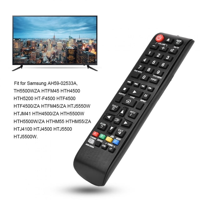 Reemplazo de Control Remoto Universal para el Sistema de Cine en casa Blue Ray Samsung AH59-02533A Unbranded XD08481