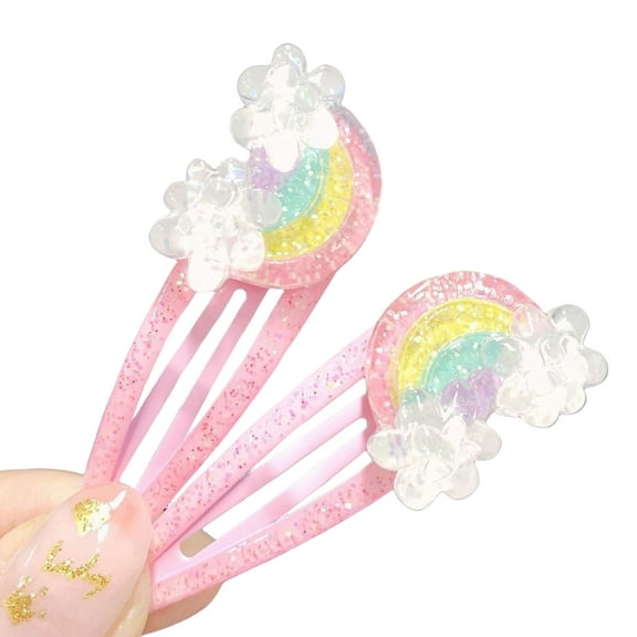 Yokua 1pair Multifunctional Halloween Hair Pin Make up Fashion Personality Hairclip