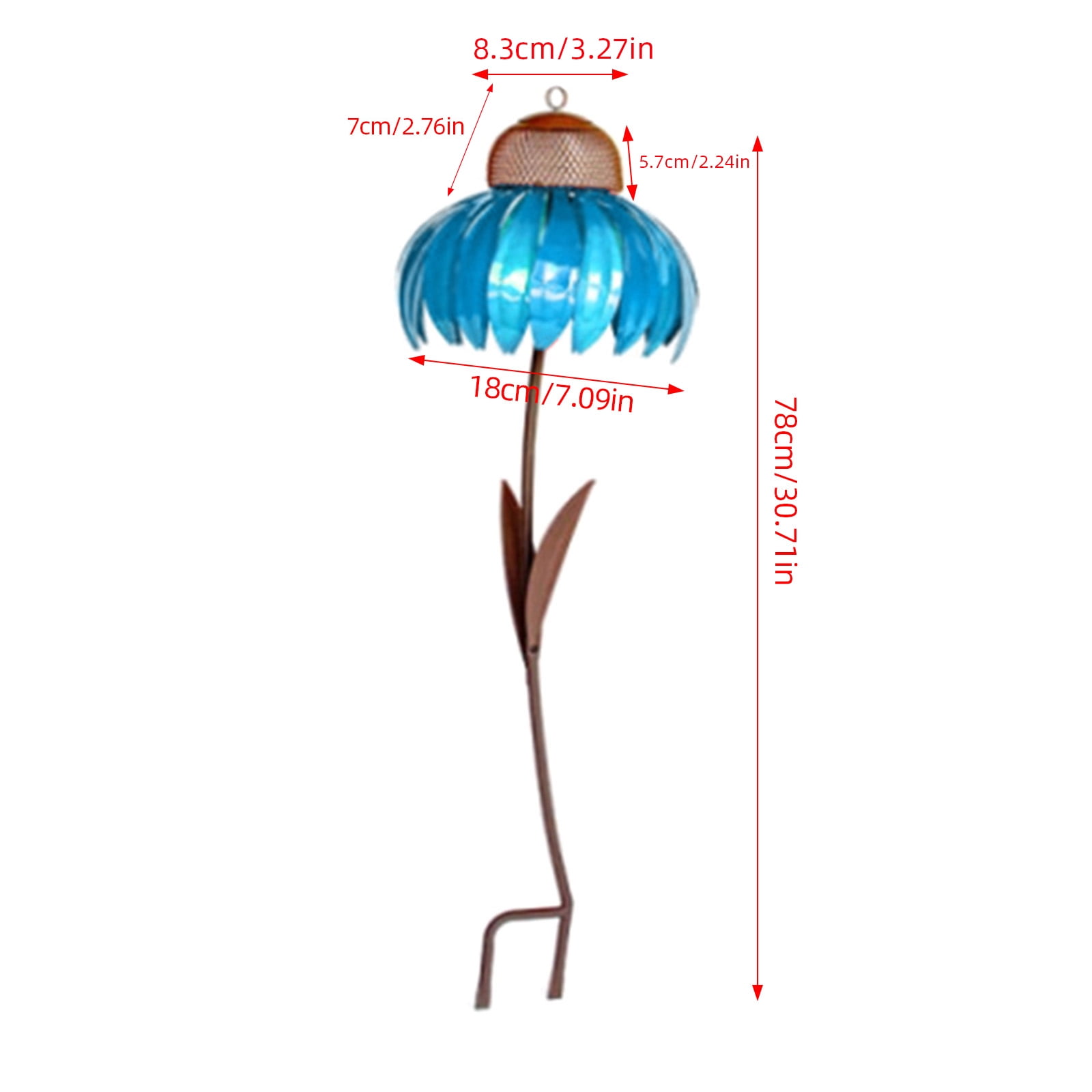Bird Feeder Garden Decoration for Bird Watching Bird Lovers Hummingbird Outdoors Feeder Coneflower Shape