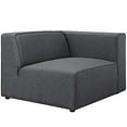 thumbnail image 1 of Modway Mingle Polyester Upholstered Right-Arm Chair, Blue Fabric, 1 of 4