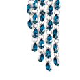 thumbnail image 3 of Broche de Maquillaje Salvador Pin Ramillete Diamantes de Imitación Azul para Mujer, 3 of 4
