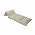 thumbnail image 4 of Mosaic Floor Pillow Lounger Cover, Antique Roman Time Inspired Rock Design with Circled Modern Lines Image Print, Nap Mat Printed Fabric Case for 5 Pillows, 88" x 27", White Peach Tan, by Ambesonne, 4 of 5