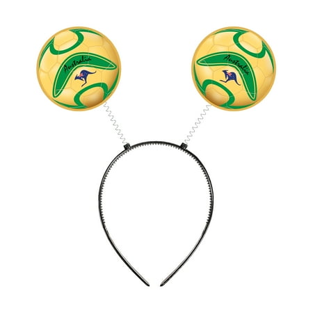 Australia Soccer Bopper Headbands, Pack of 4