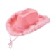 thumbnail image 3 of Sombrero de vaquero decorativo, accesorio de disfraz, sombrero de vaquera con plumas para festival, juego de rol Rosa, 3 of 9