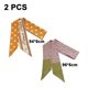 thumbnail image 2 of Paquete de 2 bufandas de gasa delgadas, cinturón de corbata de cuello estrecho para niñas, regalo de moda Adepaton BST3007865-4, 2 of 7
