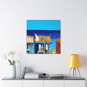 Beach Shops Dreaming - Canvas
