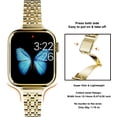 thumbnail image 4 of ARTCHE for Apple Watch Band Women 42mm 41mm 40mm 38mm, for iWatch Band SE Series 10/9/8/7/6/5, Gold, 4 of 5