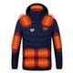 thumbnail image 4 of Meichang Heated Jackets Men and Women Plus Size Outdoor Travel Outerwear 21 Heating Area Electric Heated Jacket Snow Warm Hooded Heated Coat, 4 of 5