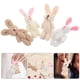 thumbnail image 3 of 4pcs Mini Plush Bunny Cute Stuffed Animal Rabbit Doll with Short Lanyard Mini Plush Rabbit Pendants Tiny Stuffed Rabbit Charms, 3 of 4