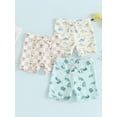 thumbnail image 2 of Kids Boys Swim Trunks Summer Cartoon Print Elastic Drawstring Shorts Toddler Boys Swimwear Bathing Suit, 2 of 7