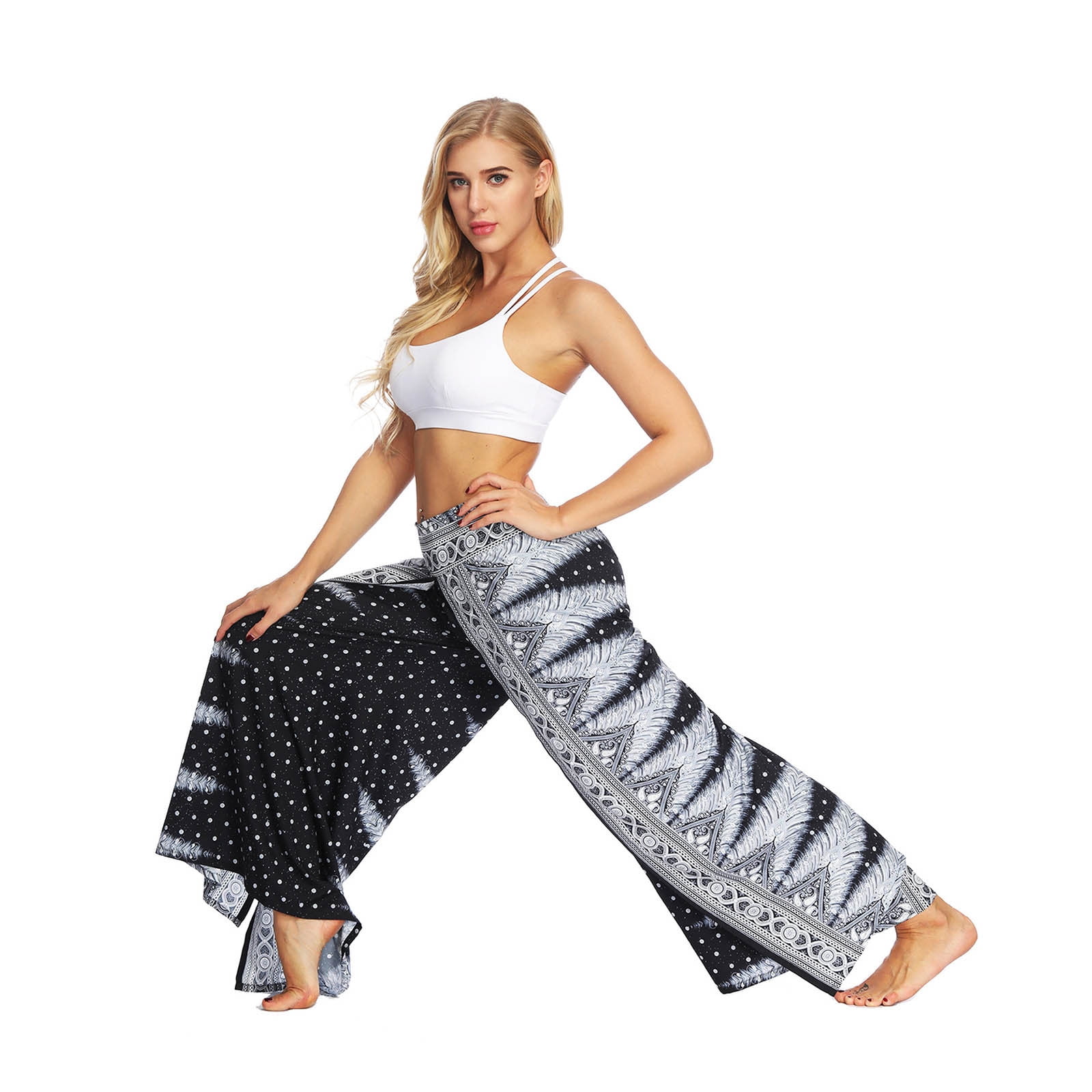 Plus Size Yoga Palazzo Pants