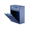 thumbnail image 2 of AdirOffice - Boîte de Collection - Acier Galvanisé 16 gauge - Bleu, 2 of 4